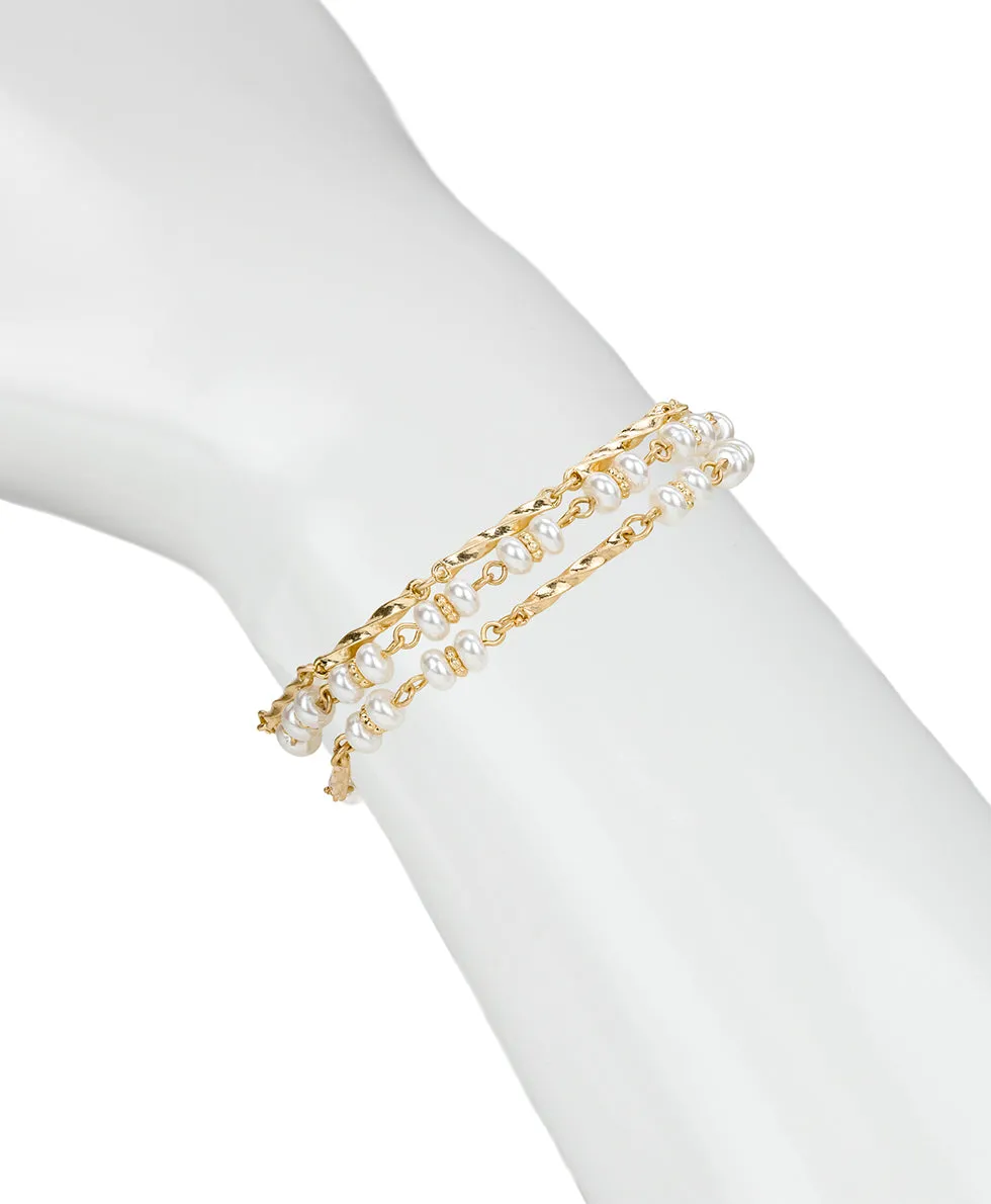 3 Strand Bracelet - Pearl Collection sold by Patricia Nash product image thumbnail 2