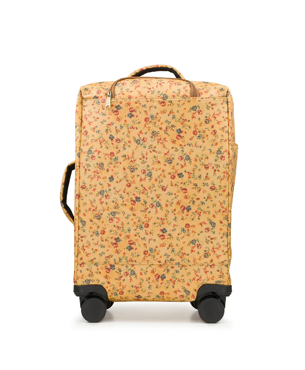Cagliari Roller Duffel - Patina Coated Linen Canvas - Fleur de Jardin sold by Patricia Nash product image thumbnail 2