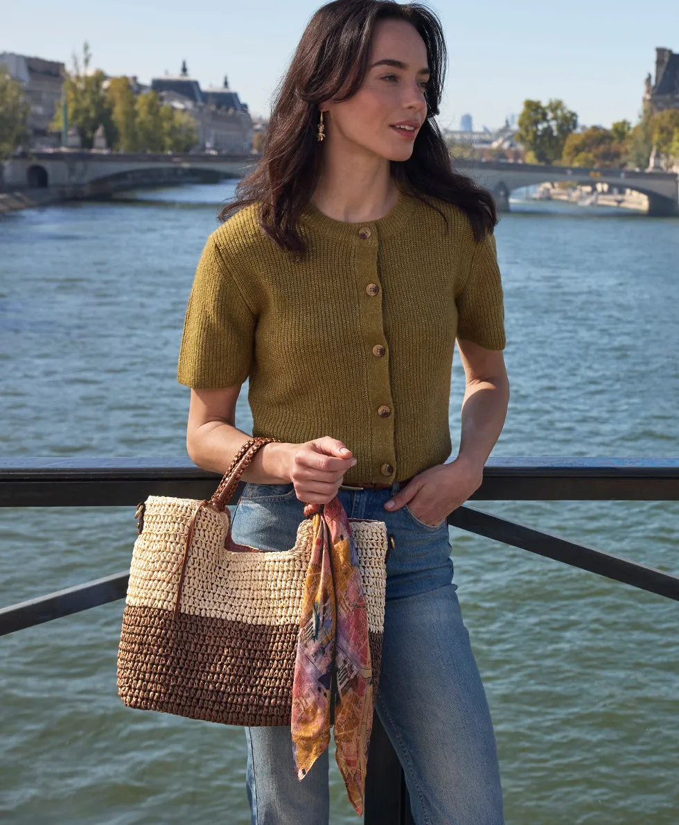 Gabriella Tote with Scarf - Specialty Woven sold by Patricia Nash product image thumbnail 4