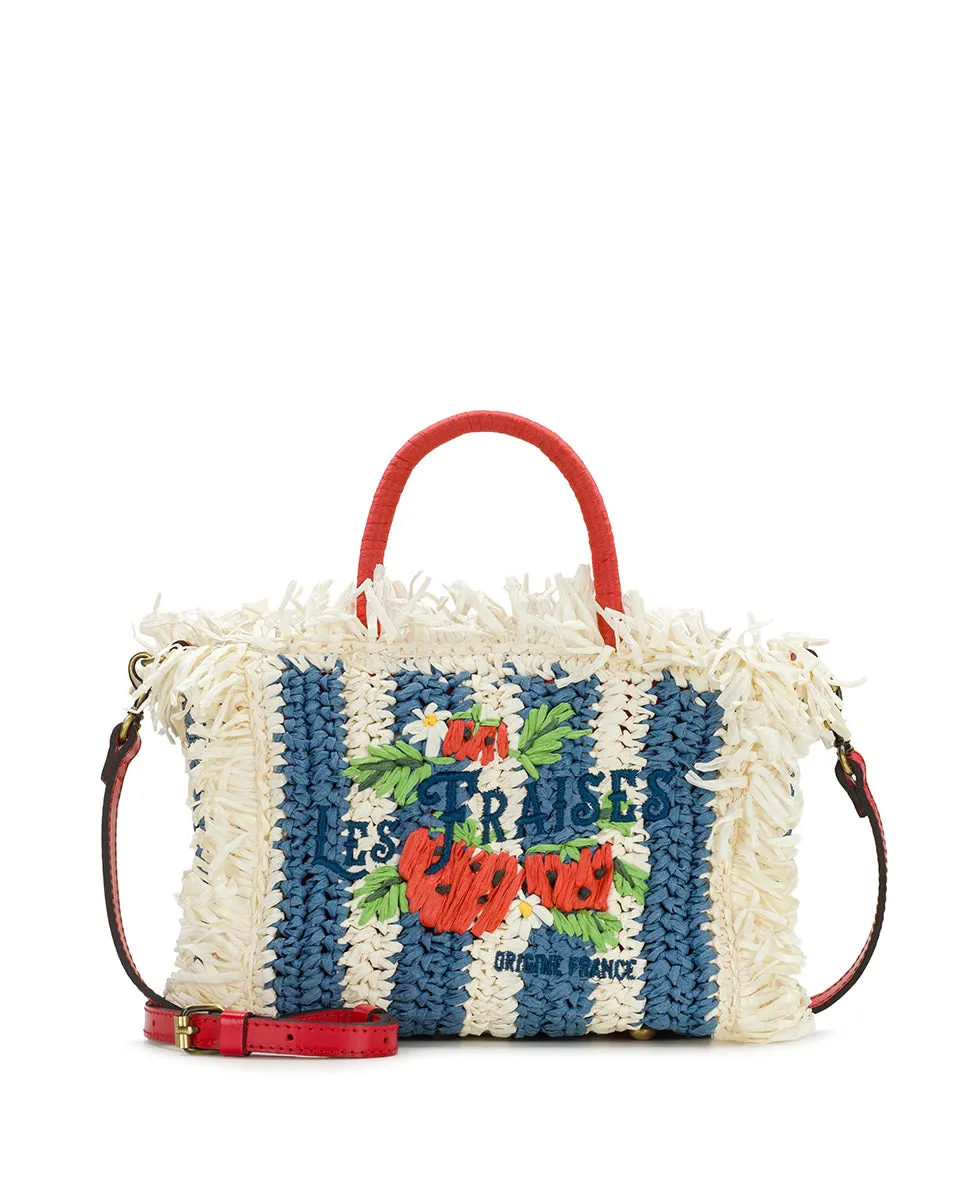Les Fraises Small Tote - Specialty Woven sold by Patricia Nash