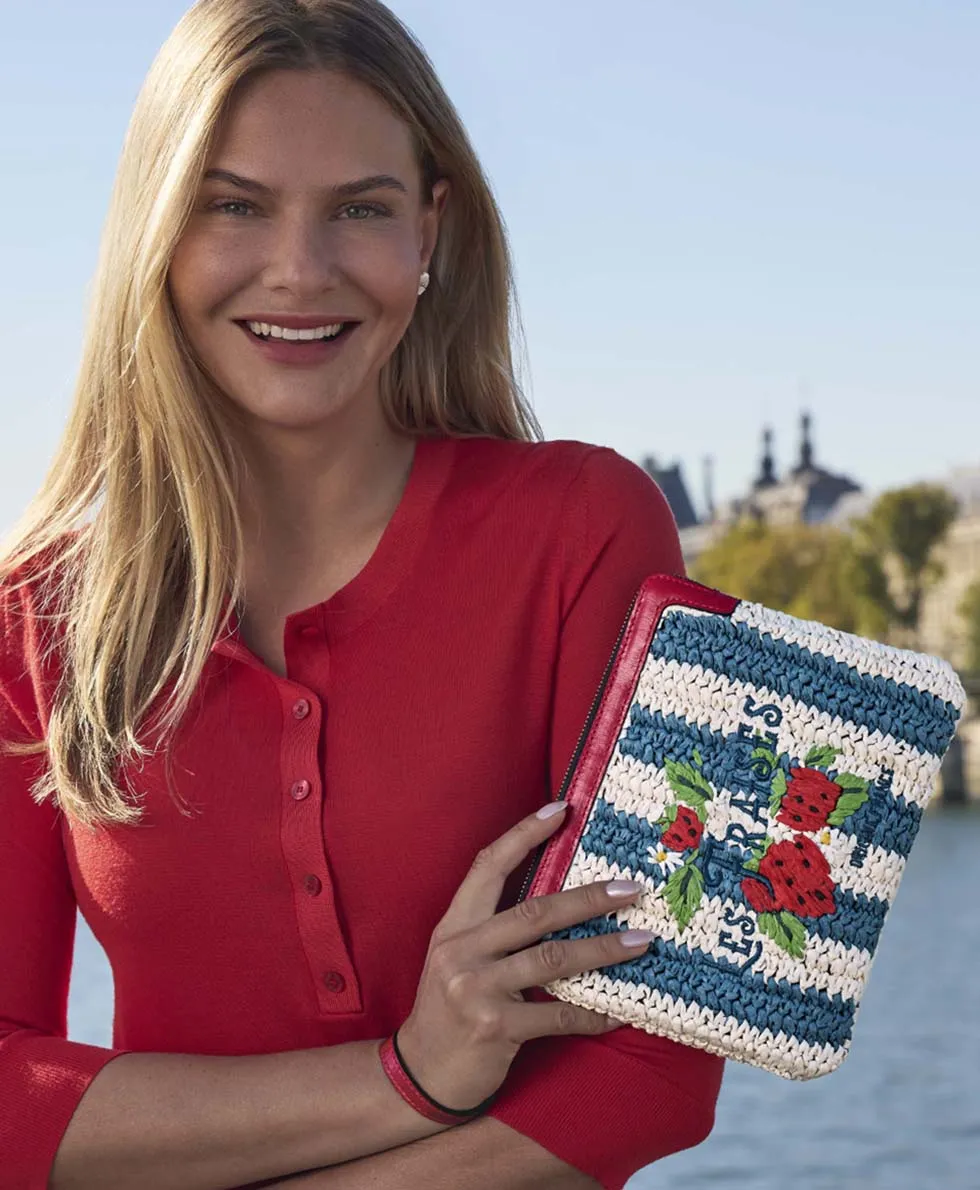 Les Fraises Wristlet - Specialty Woven sold by Patricia Nash product image thumbnail 3