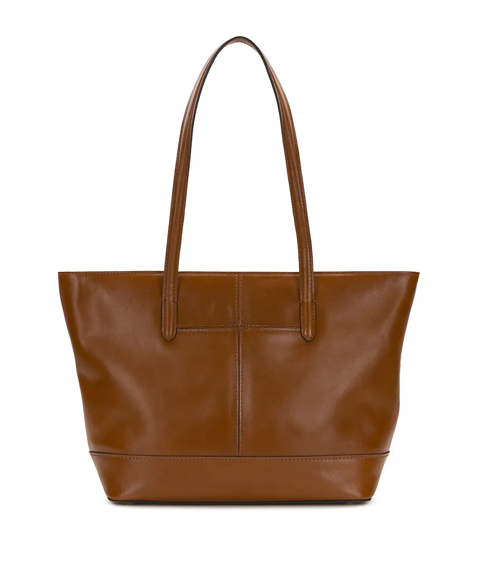 Verzi Tote with Scarf - European Natural Fine Weave sold by Patricia Nash product image thumbnail 2