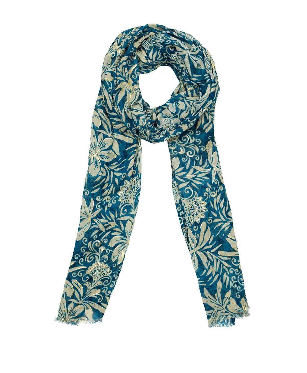 Scarf - Greek Floral Print sold by Patricia Nash