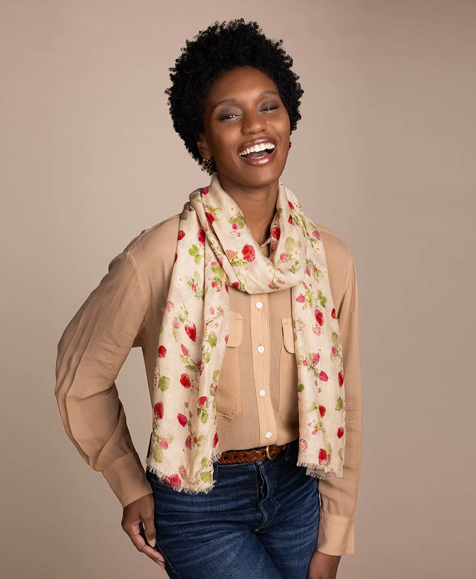 Strawberry Button Post Earrings - Resin Strawberry Collection sold by Patricia Nash product image thumbnail 5