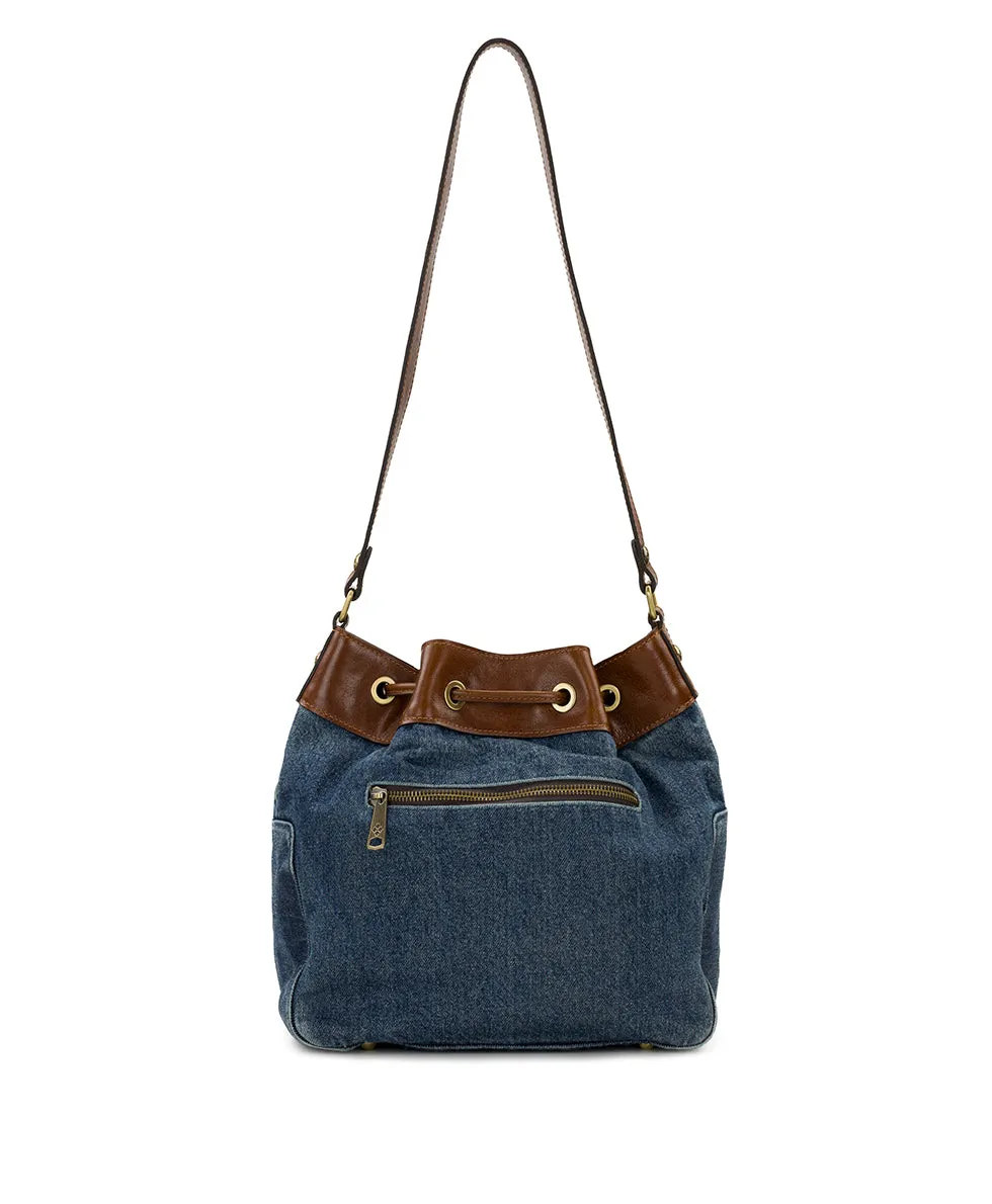 Belamy Drawstring - Washed Woven Denim sold by Patricia Nash product image thumbnail 2