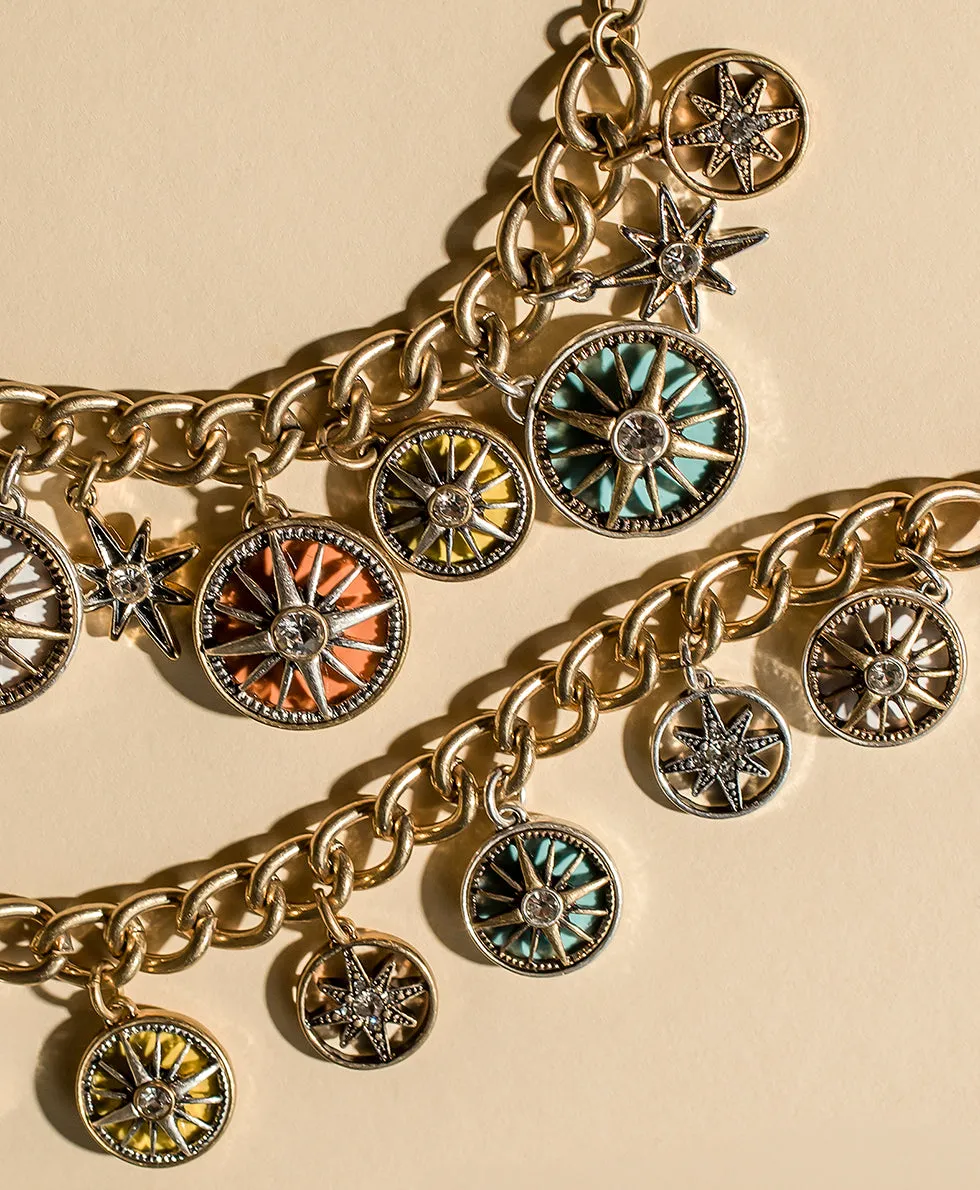 Charm Necklace - Colored Compass Collection sold by Patricia Nash product image thumbnail 4
