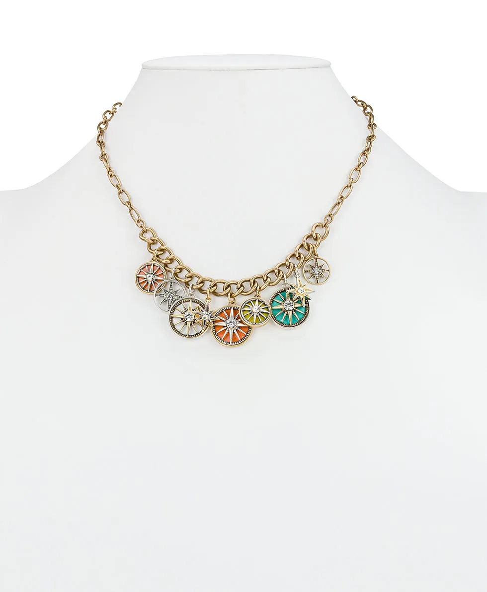 Charm Necklace - Colored Compass Collection sold by Patricia Nash product image thumbnail 2