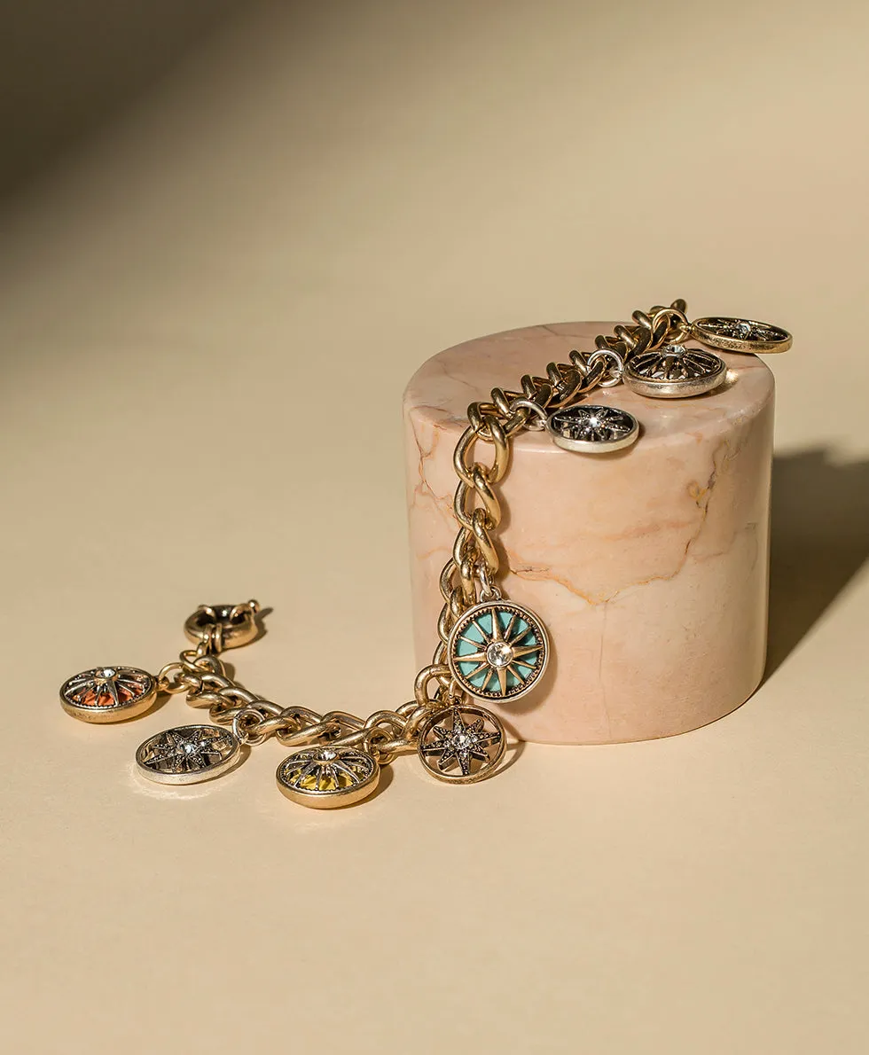 Charm Bracelet - Colored Compass Collection sold by Patricia Nash product image thumbnail 4
