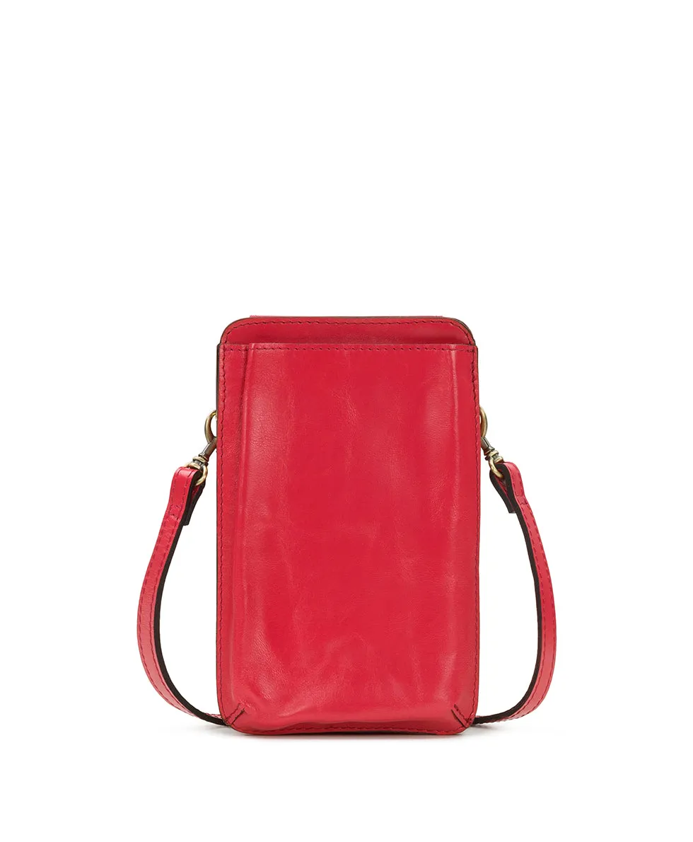 Felicita Phone Crossbody - Vintage Distressed Leather sold by Patricia Nash product image thumbnail 2