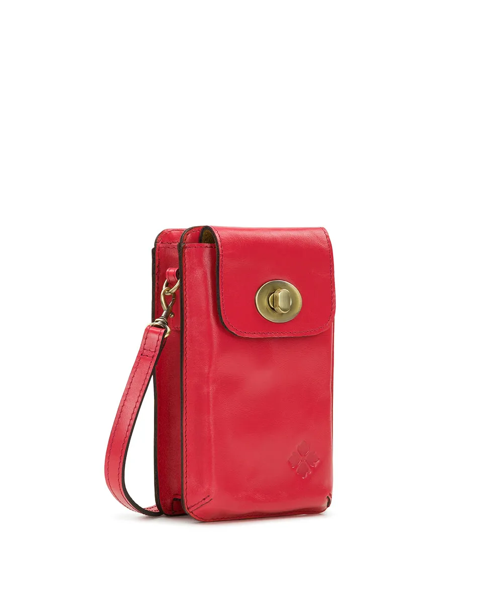 Felicita Phone Crossbody - Vintage Distressed Leather sold by Patricia Nash product image thumbnail 3