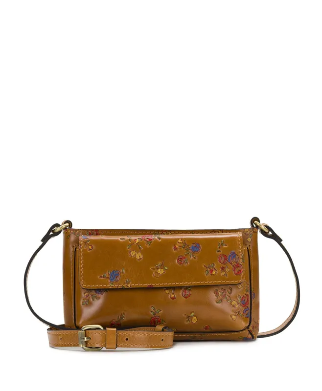 Dovera Crossbody - Fleur de Jardin Embossed made by Patricia Nash