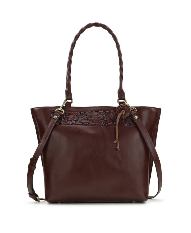Adeline Tote - Cavo Border Tooled made by Patricia Nash