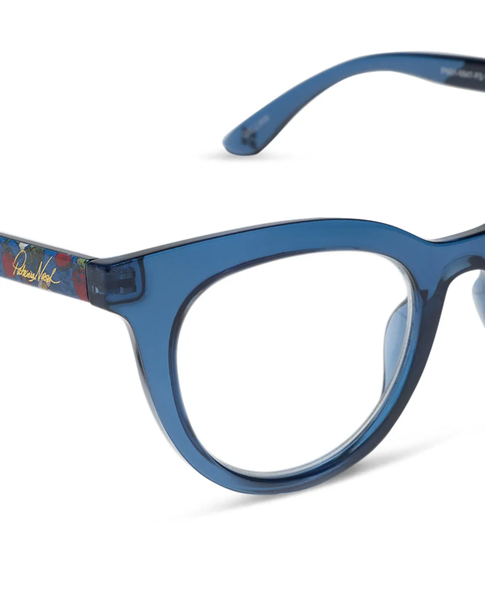 Gillian Reader Glasses - Strawberry/Denim sold by Patricia Nash product image thumbnail 4