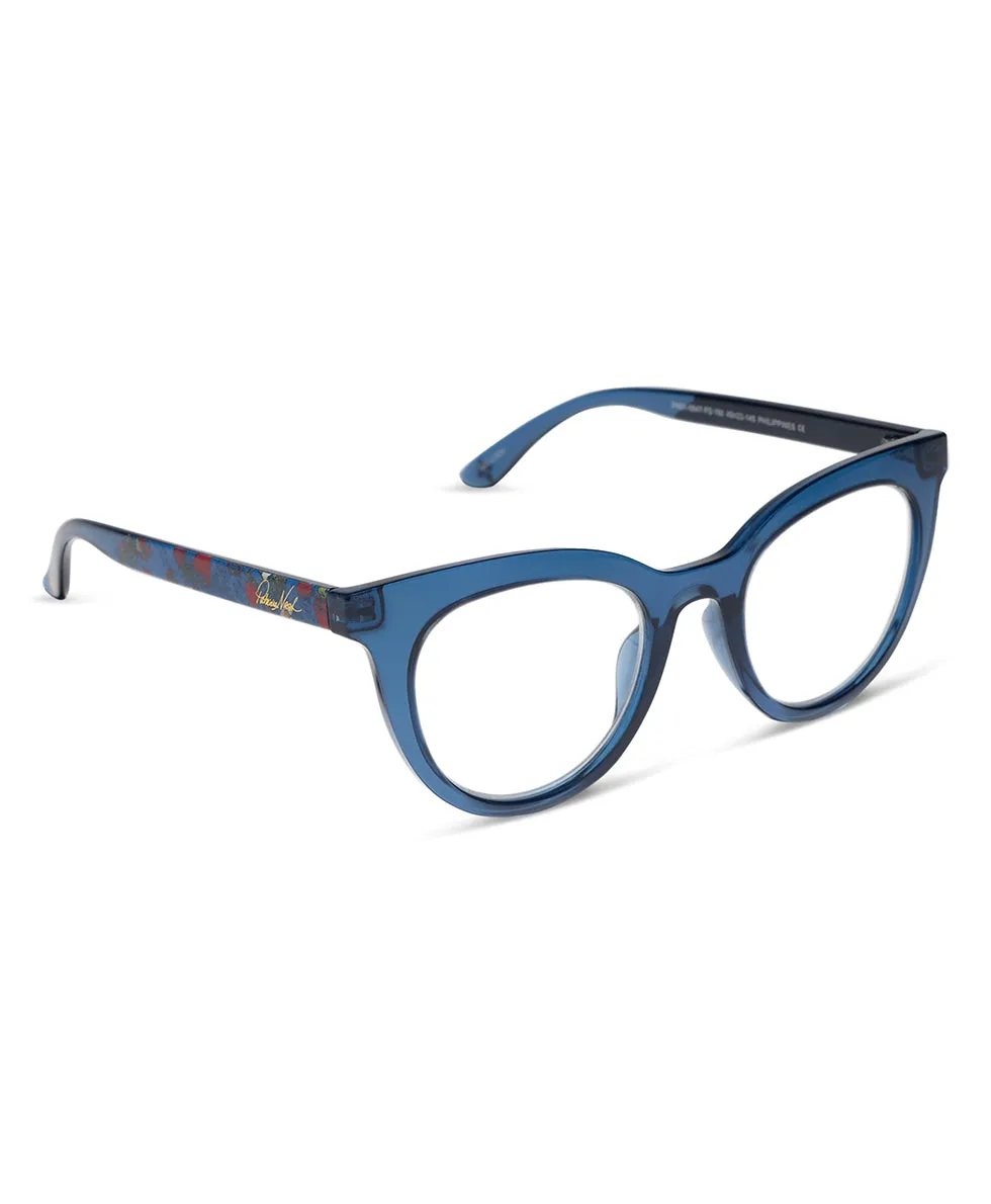 Gillian Reader Glasses - Strawberry/Denim sold by Patricia Nash product image thumbnail 2