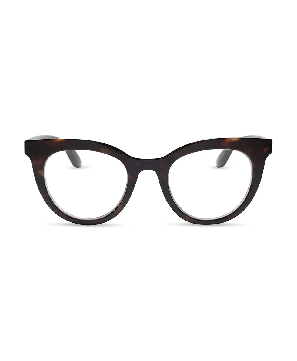 Gillian Reader Glasses - Tortoise sold by Patricia Nash