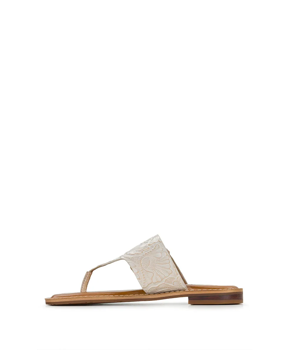 Fulvia Sandal - Chalk White sold by Patricia Nash product image thumbnail 3