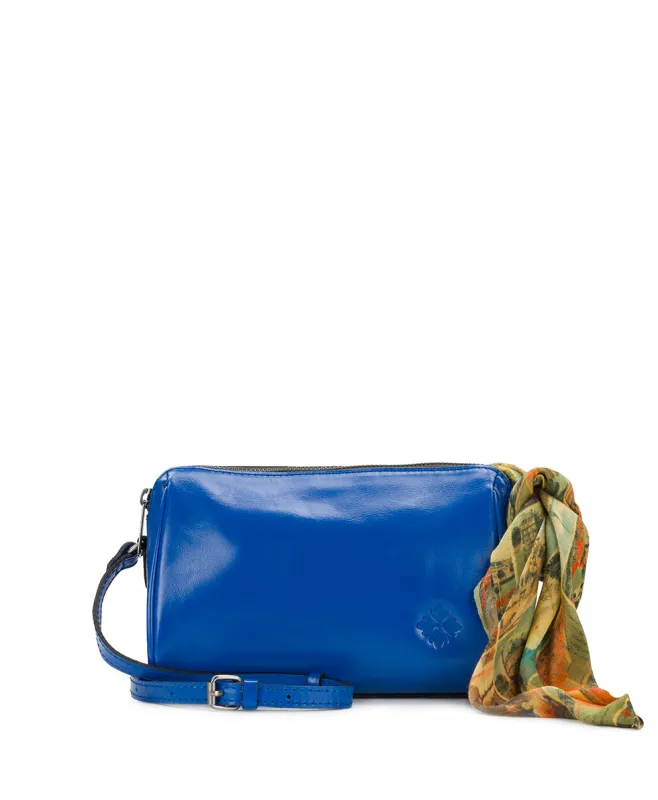 Romy Crossbody with Postcards From Paris Scarf -  Vintage Distressed made by Patricia Nash