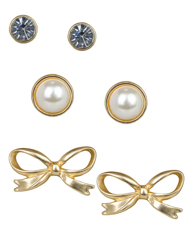 Triple Post Earrings Set - Gift Wrapped made by Patricia Nash