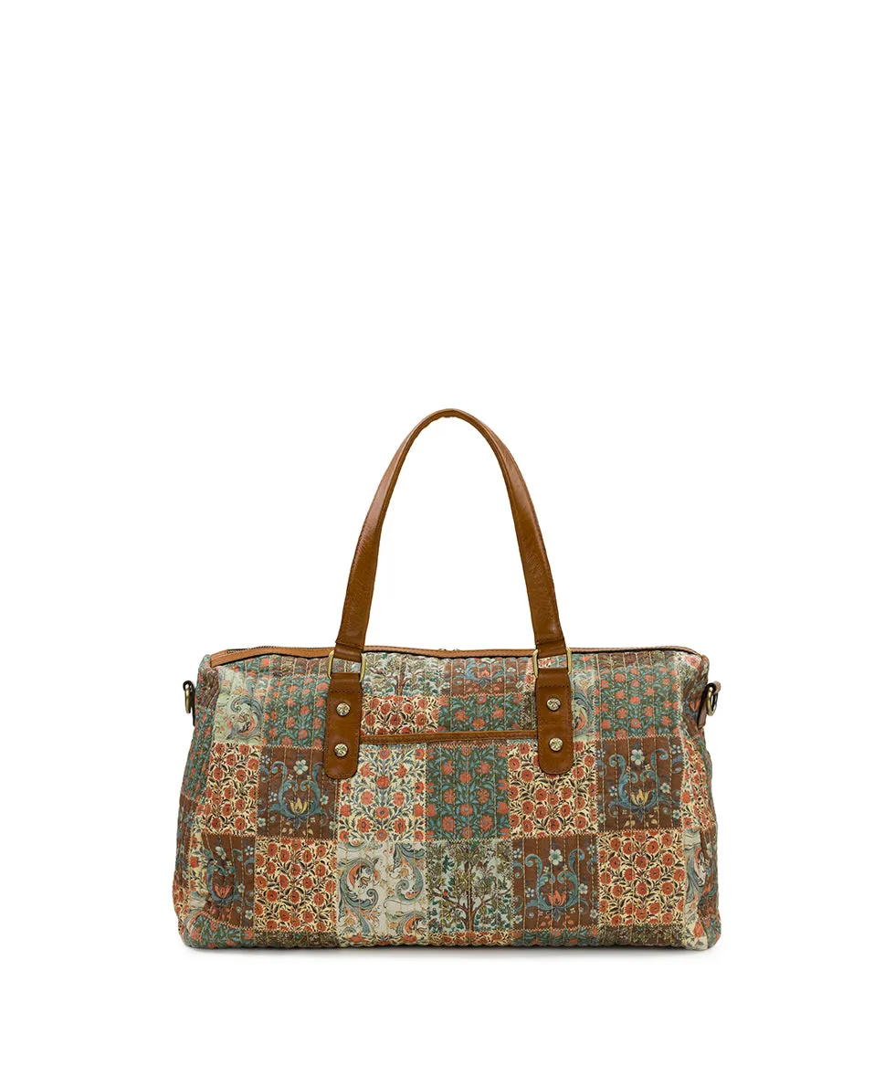 Milano Weekender | Nordic Patchwork Cotton | Nordic Patchwork sold by Patricia Nash product image thumbnail 2