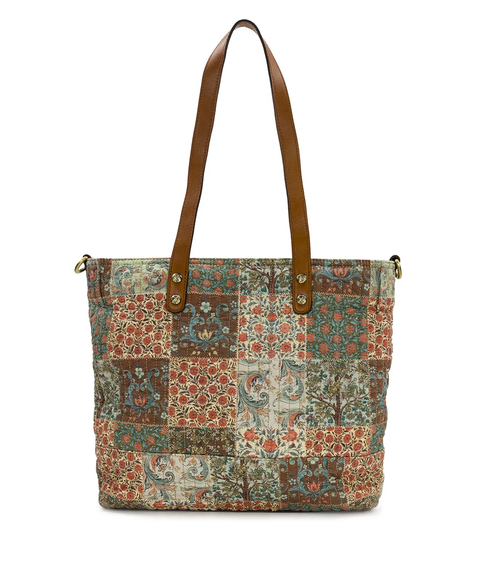 Perugia Tote | Nordic Patchwork Cotton | Nordic Patchwork sold by Patricia Nash product image thumbnail 2