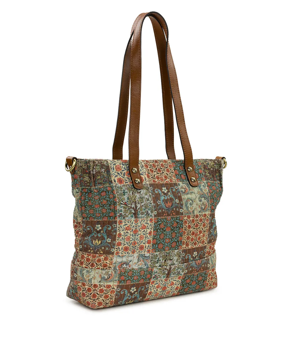 Perugia Tote | Nordic Patchwork Cotton | Nordic Patchwork sold by Patricia Nash product image thumbnail 3