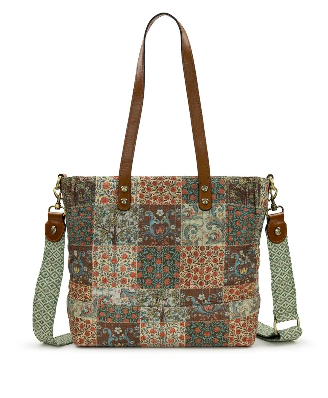 Perugia Tote | Nordic Patchwork Cotton | Nordic Patchwork made by Patricia Nash