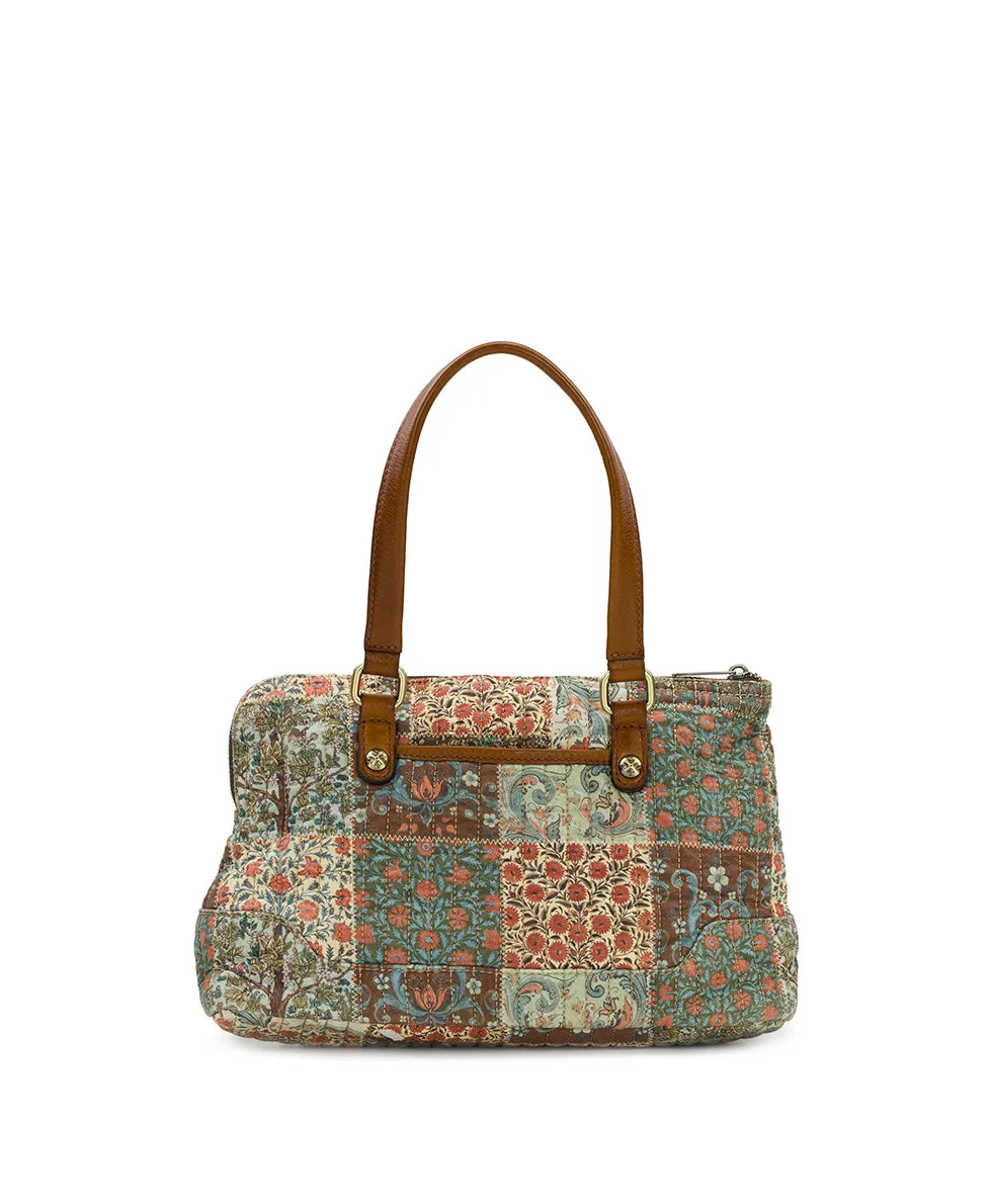Rialto Satchel | Nordic Patchwork Cotton | Nordic Patchwork sold by Patricia Nash product image thumbnail 2