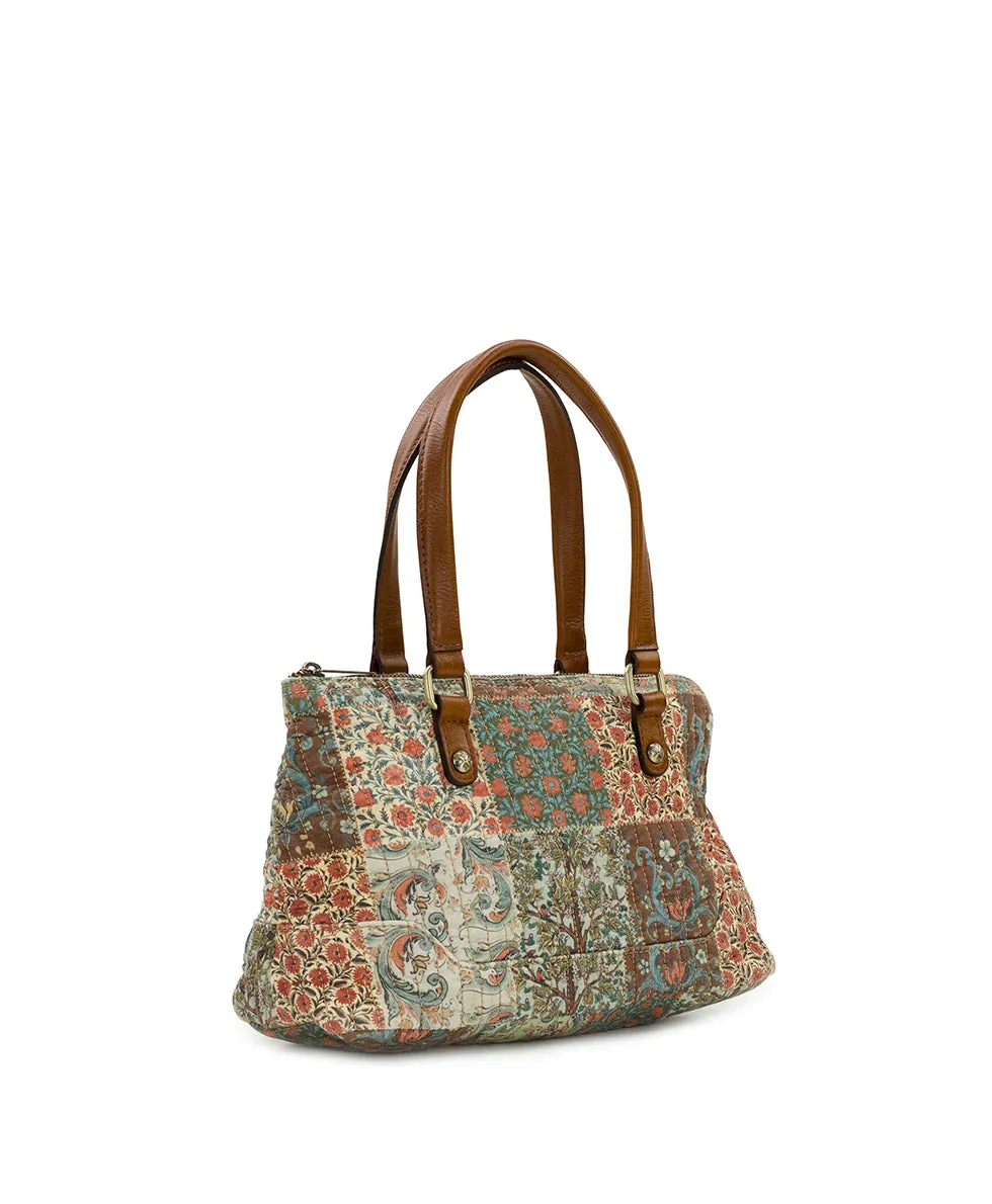 Rialto Satchel | Nordic Patchwork Cotton | Nordic Patchwork sold by Patricia Nash product image thumbnail 3