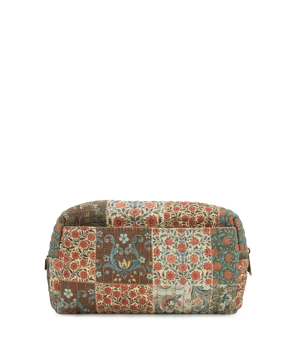 Rune Cosmetic Case | Nordic Patchwork Cotton | Nordic Patchwork sold by Patricia Nash product image thumbnail 2