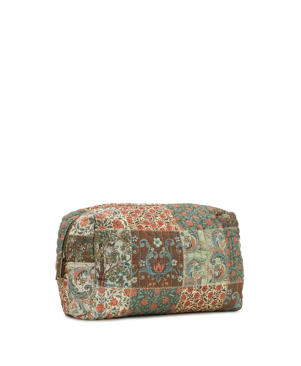 Rune Cosmetic Case | Nordic Patchwork Cotton | Nordic Patchwork sold by Patricia Nash product image thumbnail 3