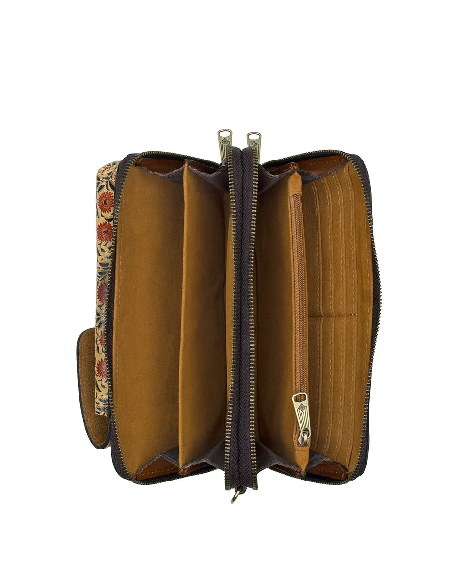 Avery Phone Crossbody | Scandi Antique | Scandi Antique Ochre sold by Patricia Nash product image thumbnail 4