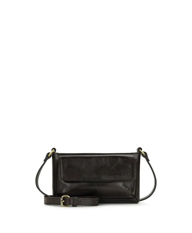 Dovera Crossbody| Vintage Distressed | Chocolate made by Patricia Nash