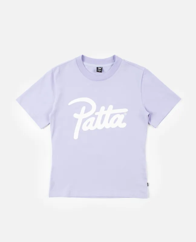Patta Femme Basic Fitted T-Shirt (Lavender) sold by Patta