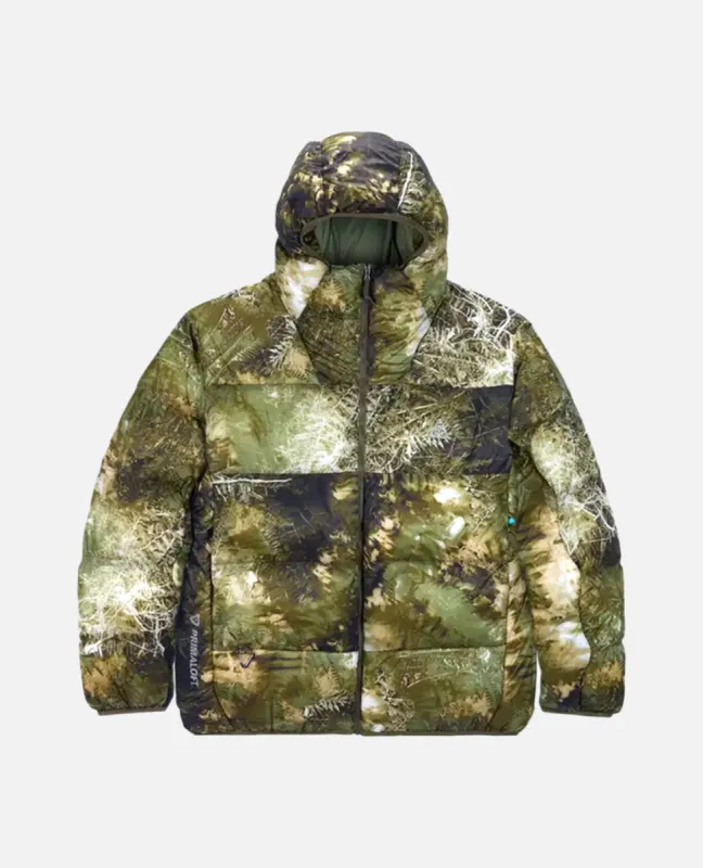 Nike ACG "Lunar Lake" Puffer (Oil Green/Medium Olive/Reflective Silver) sold by Patta