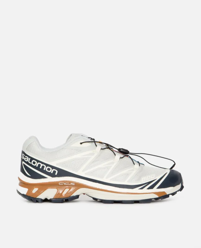 Salomon XT-6 (Lunar Rock/Dark Sapphire & Rubber) sold by Patta