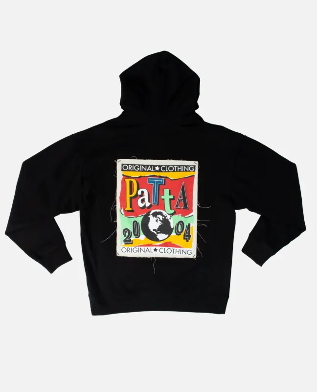 Patta Worldwide Patch Hooded Sweater (Black) sold by Patta