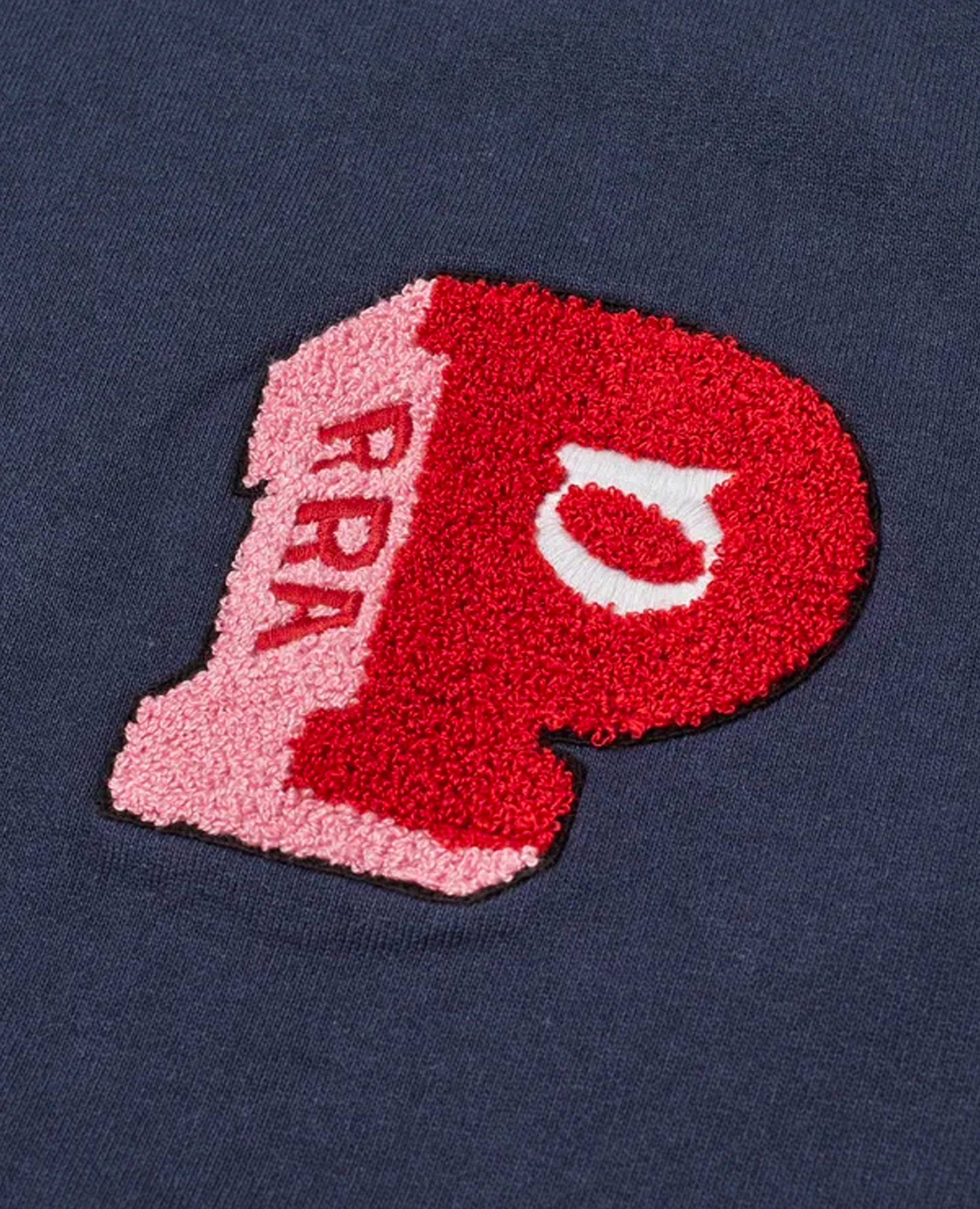 byParra Block P Crew Neck Sweatshirt (Navy Blue) sold by Patta product image thumbnail 2