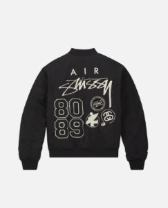 Nike x Stussy U NRG Jacket (Black/Sail/Sail) sold by Patta