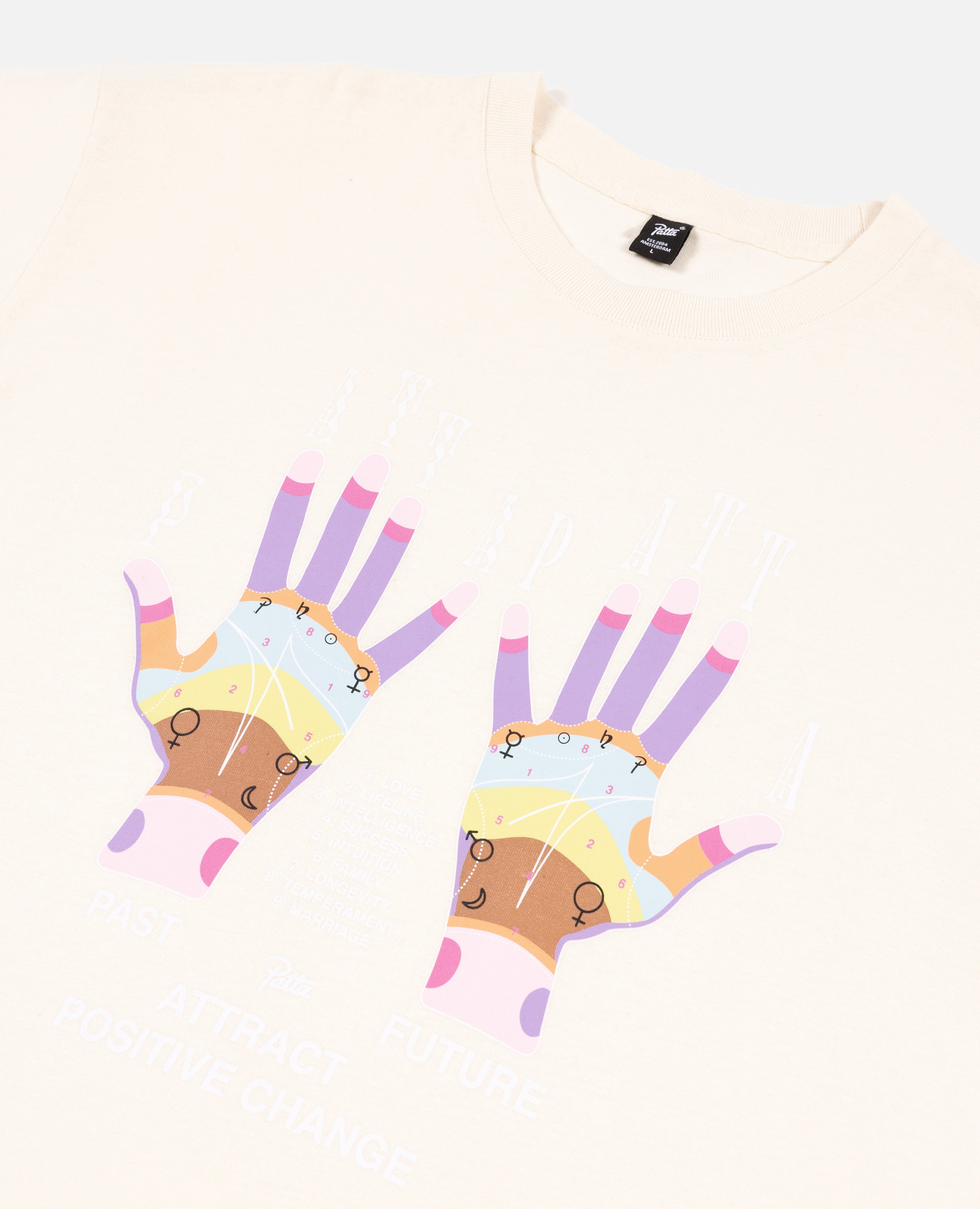 Patta Palmistry T-Shirt (Whisper White) sold by Patta product image thumbnail 3