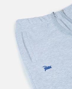 Patta Lucky Charm Straight Jogging Pants (Snow Melange Grey) sold by Patta