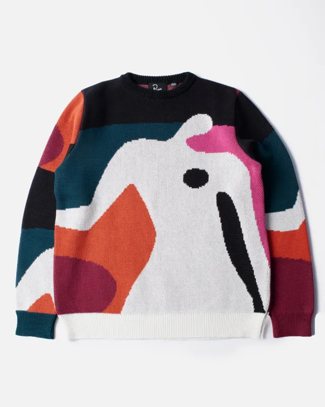 byParra Grand Ghost Caves Knitted Pullover (Multi) made by Patta