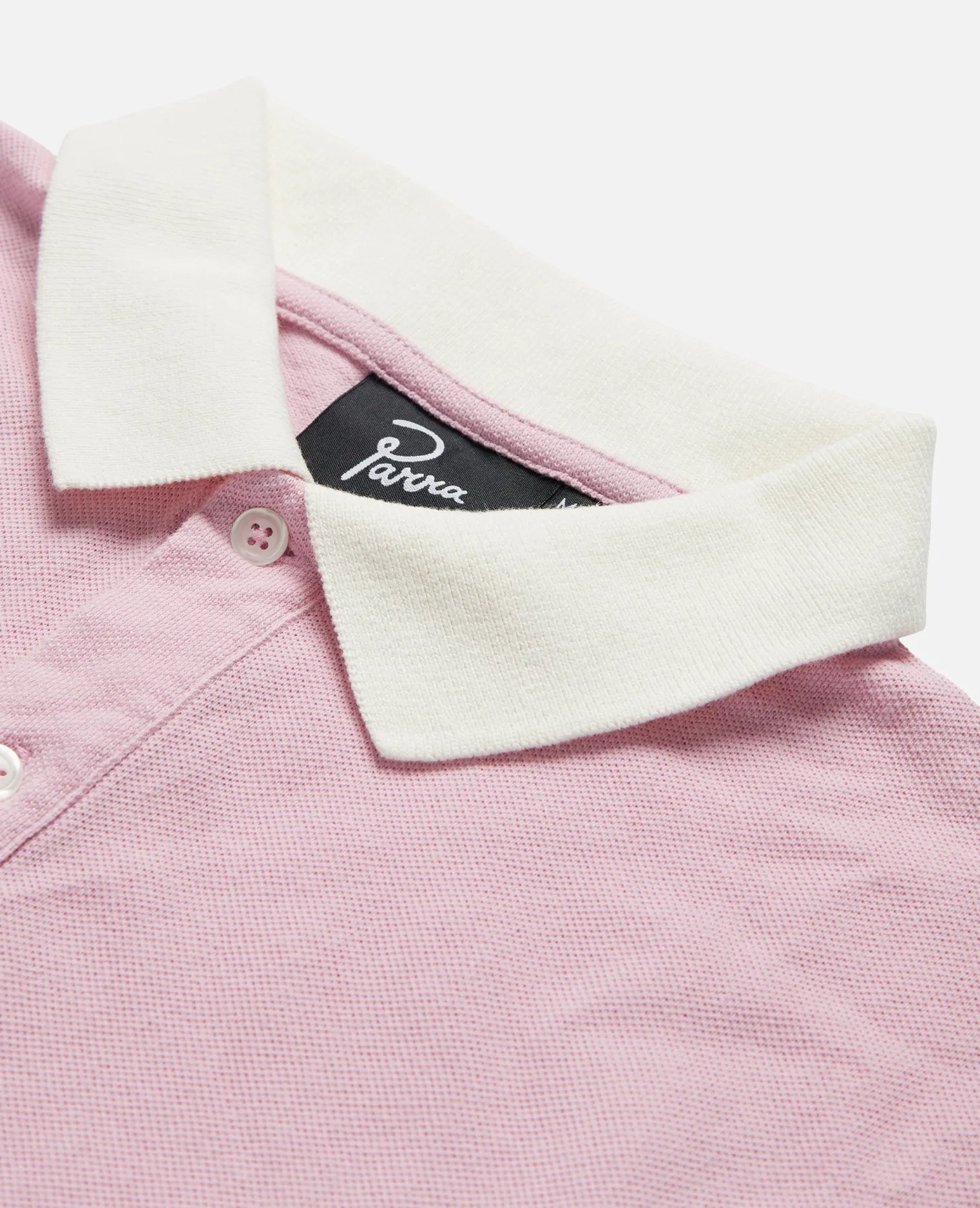 byParra Winged Logo Polo Shirt (Pink/Off White) sold by Patta product image thumbnail 4