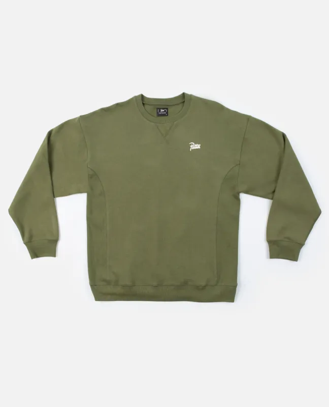 Patta Basic Summer Crewneck Sweater (Olivine) sold by Patta