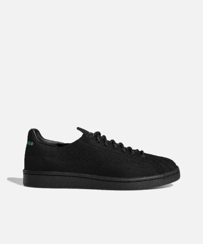adidas Pharrel Williams Superstar Primeknit (Core Black/Core Black/Vivid Green) sold by Patta