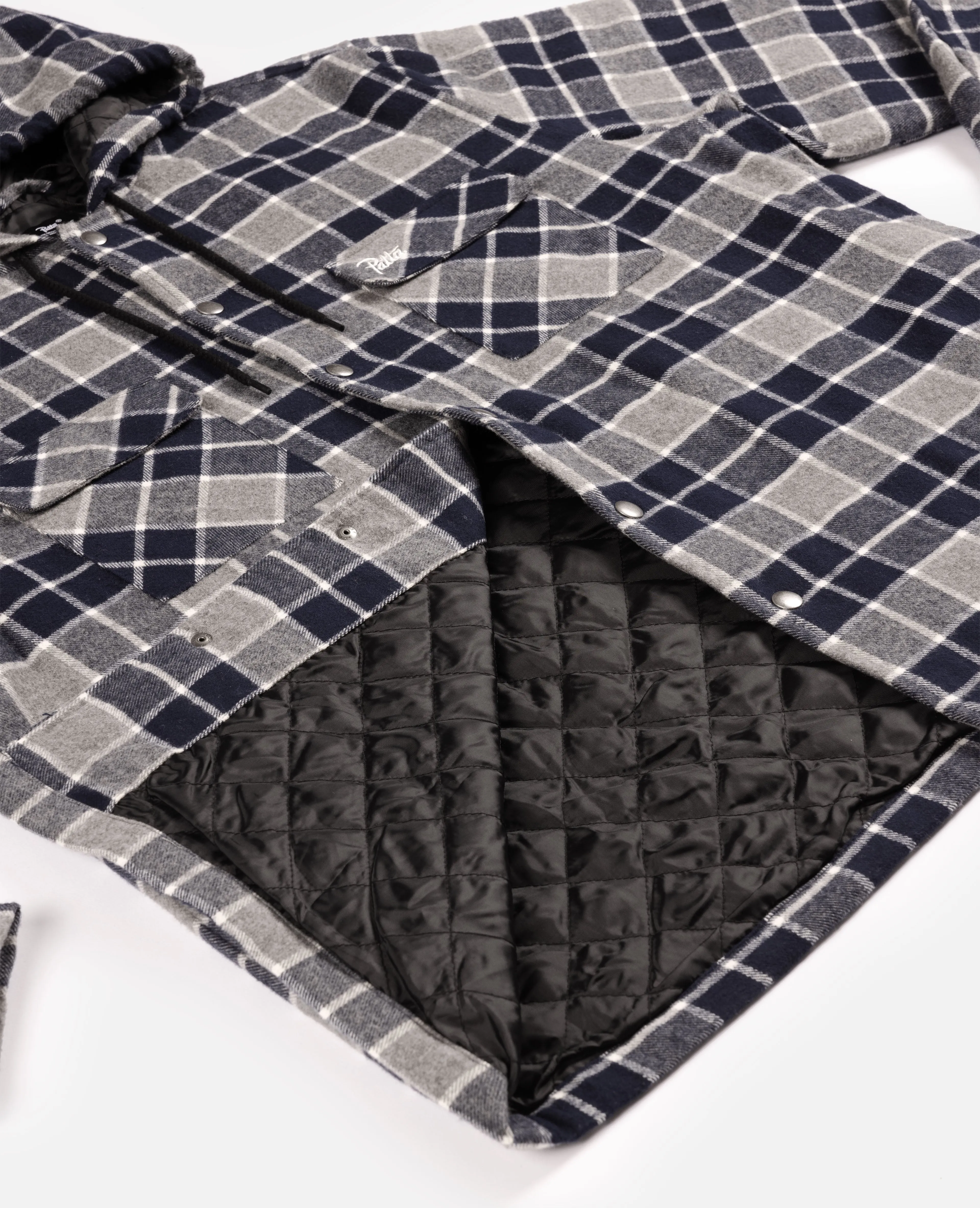 Patta Plaid Overshirt (Mourning Dove Check) sold by Patta product image thumbnail 5