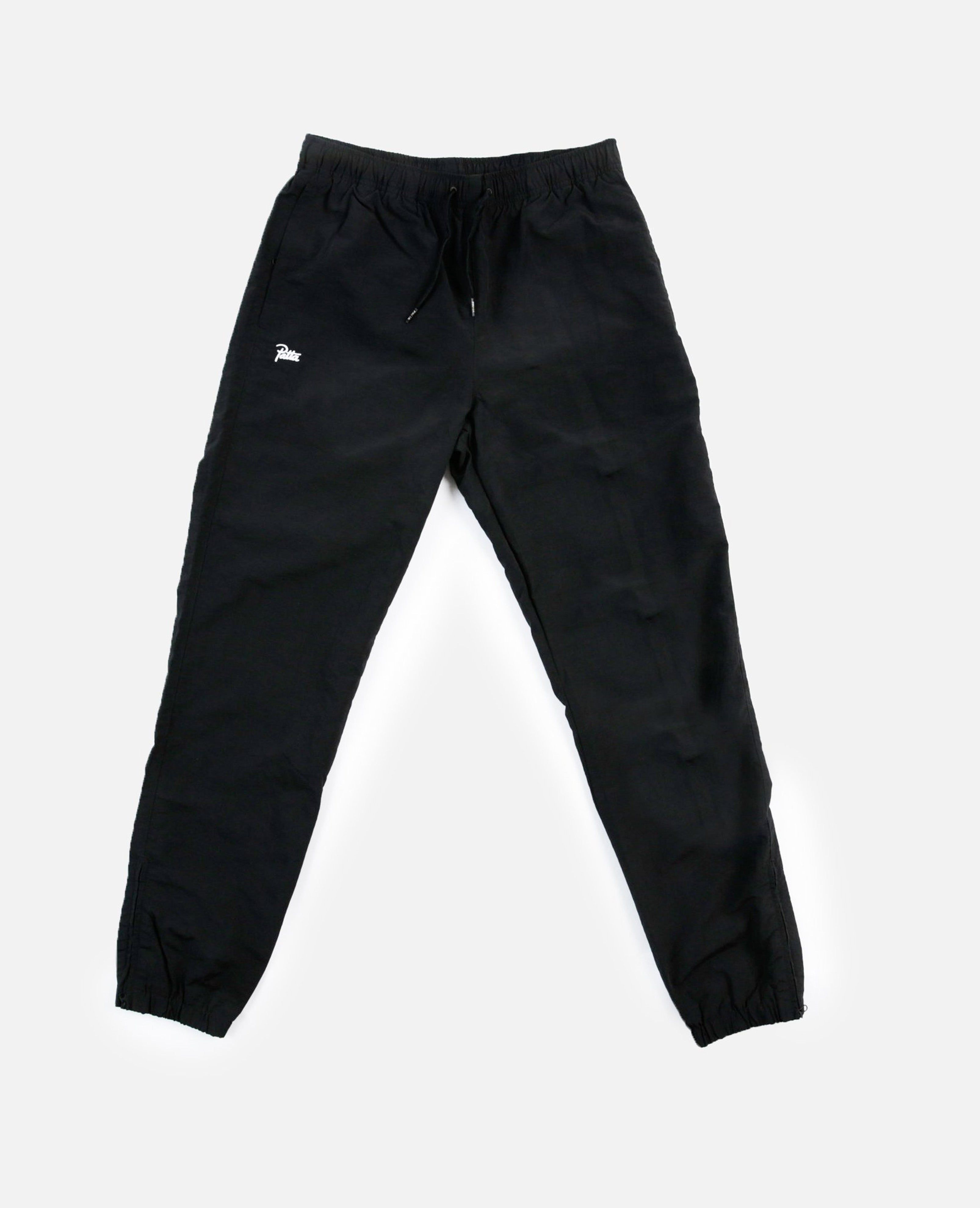 Patta Basic Nylon Relaxed Track Pants (Black) sold by Patta
