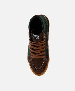 Vans Vault OG Sk8-Hi LX (Brown/Green) sold by Patta