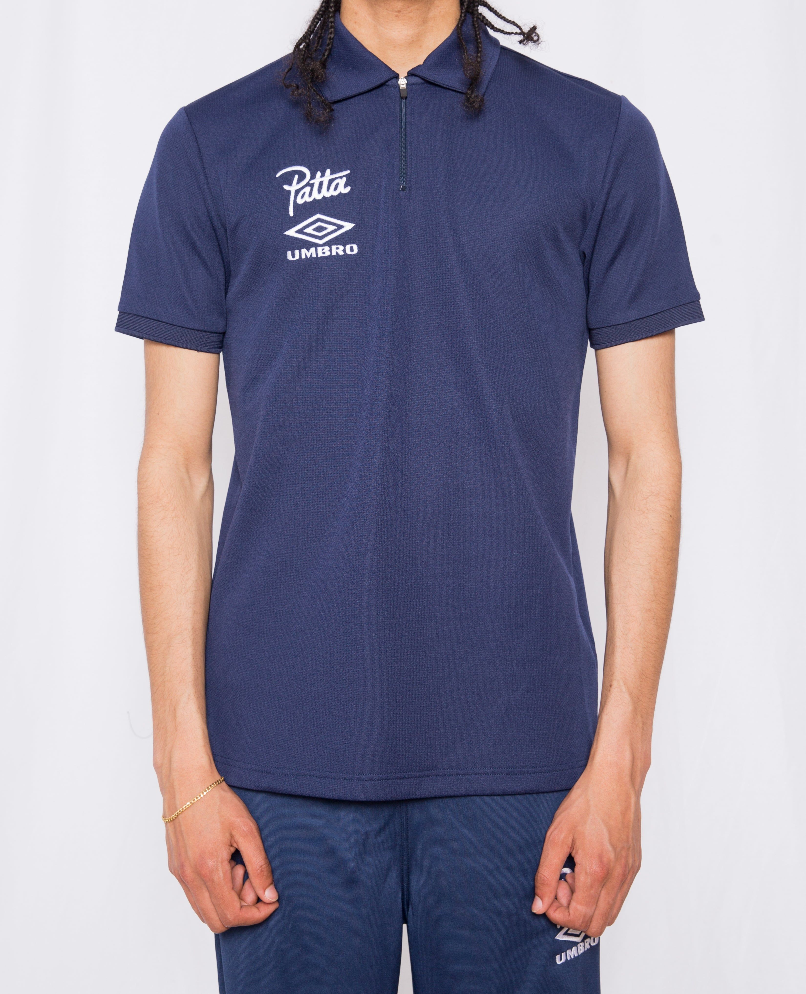 Patta x Umbro Shortsleeve Polo (Medieval Blue) sold by Patta product image thumbnail 2