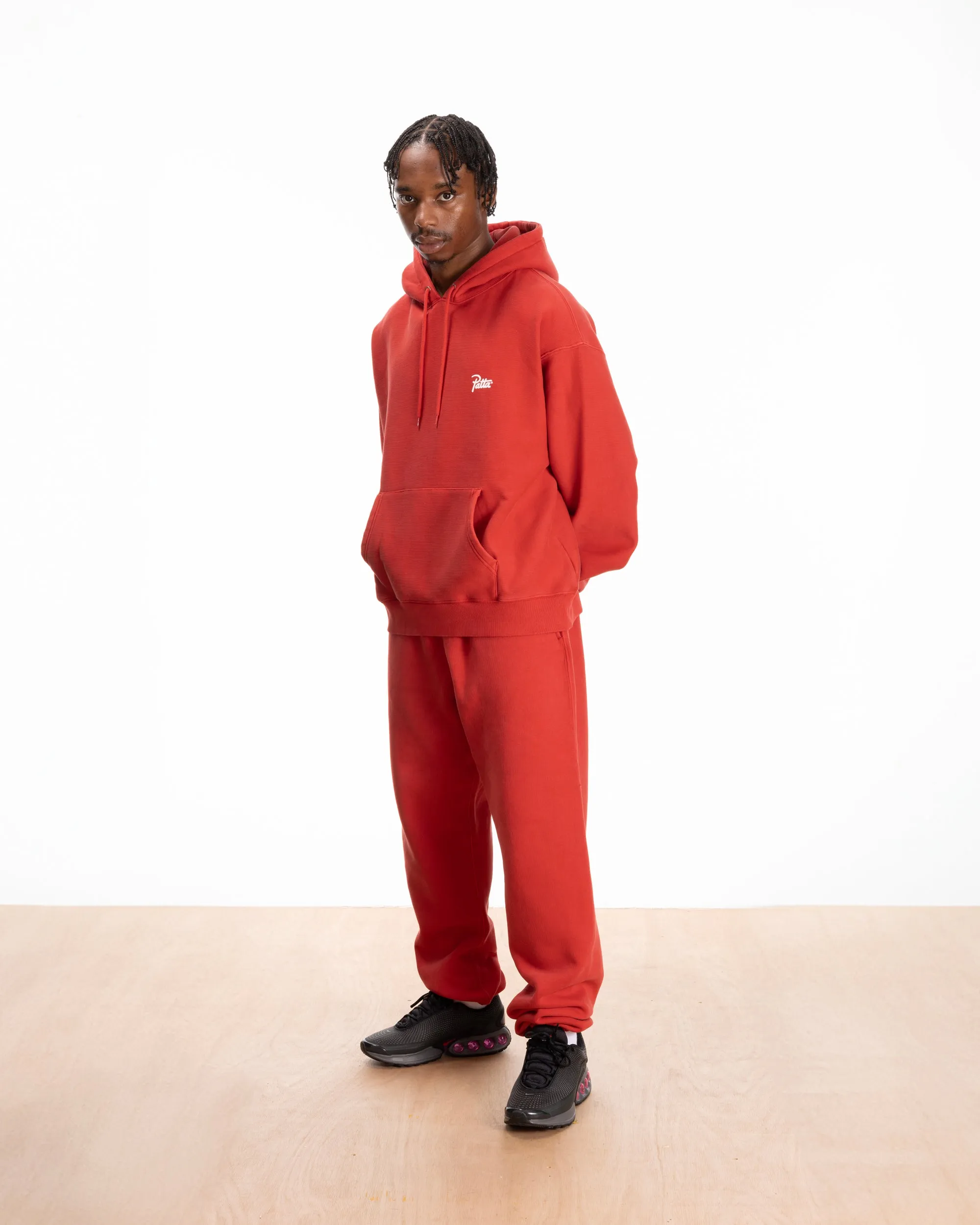 Patta Washed Classic Hooded Sweater (Haute Red) sold by Patta product image thumbnail 3