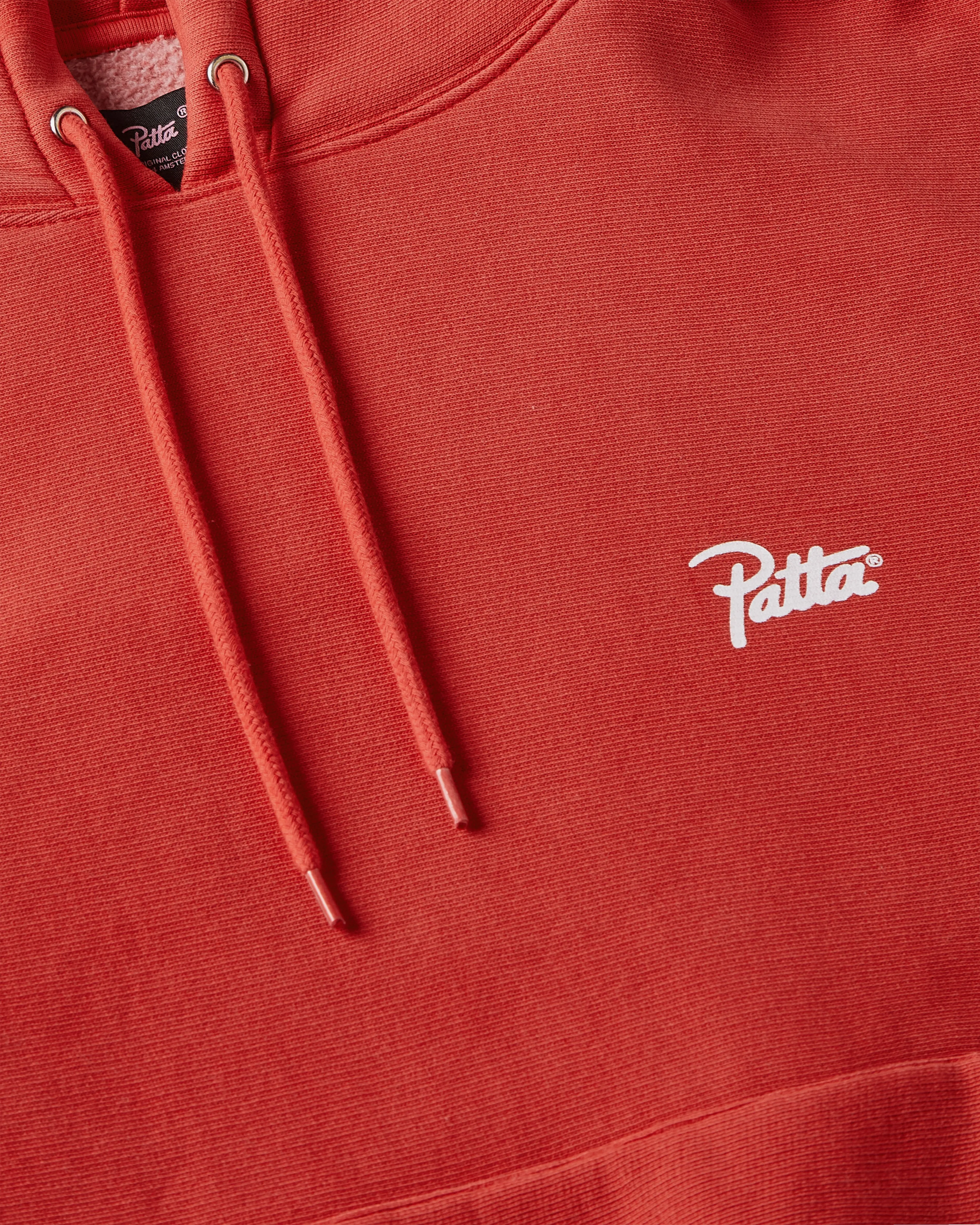 Patta Washed Classic Hooded Sweater (Haute Red) sold by Patta product image thumbnail 4